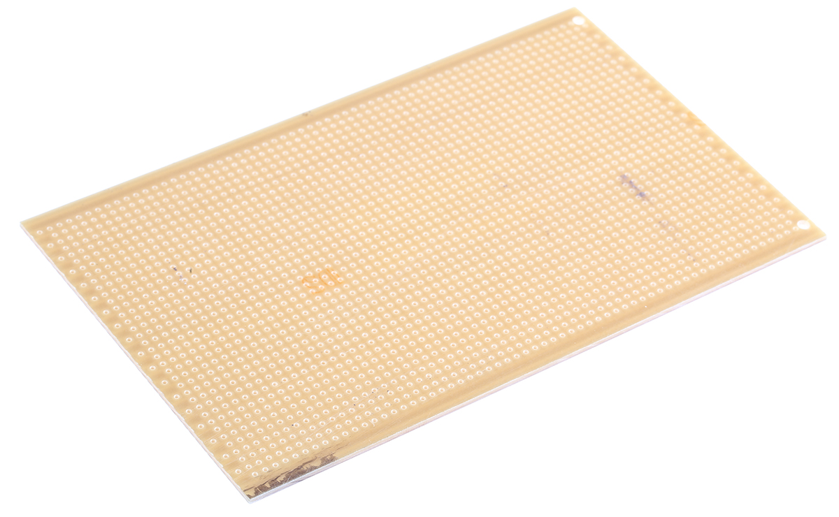 09-2196 Vero Technologies  1 DIN 41612 Eurocard PCB FR2 With 36 x 60 1.02 mm Holes, 160 mm