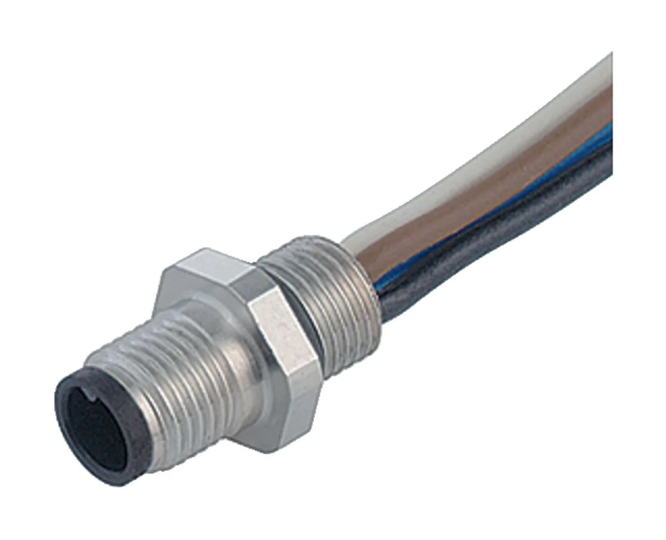 binder Circular Connector, 3 Contacts, Panel Mount, M5 Connector, Socket, Male, IP67, 707 Series
