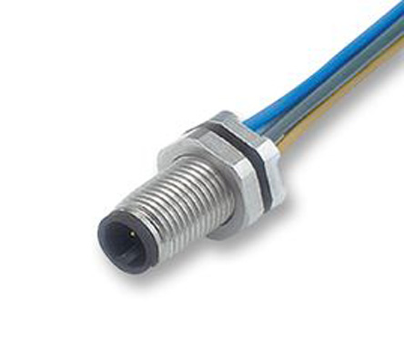 binder Circular Connector, 3 Contacts, Panel Mount, M5 Connector, Socket, Male, IP67, 707 Series