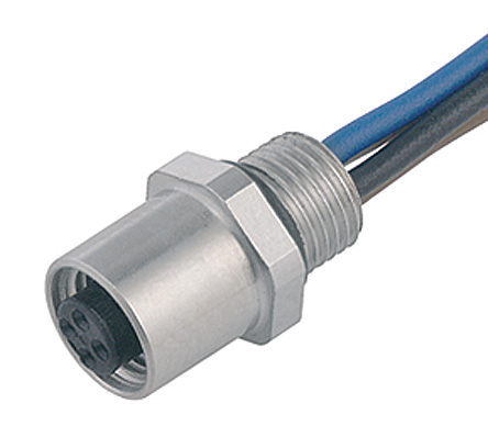 binder Circular Connector, 3 Contacts, Panel Mount, M5 Connector, Socket, Female, IP67, 707 Series