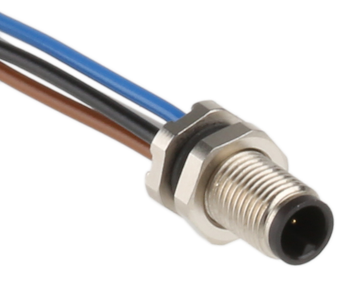 binder Circular Connector, 4 Contacts, Panel Mount, M5 Connector, Socket, Male, IP67, 707 Series