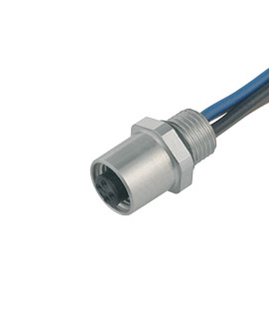 binder Circular Connector, 4 Contacts, Panel Mount, M5 Connector, Socket, Female, IP67, 707 Series
