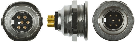 binder Circular Connector, 19 Contacts, Panel Mount, Miniature Connector, Socket, Male, IP67, 440 Series