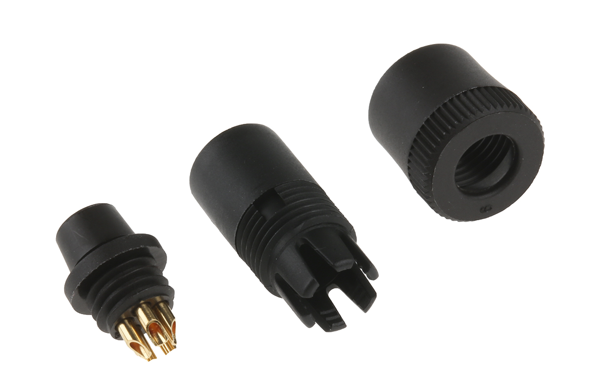 binder Circular Connector, 5 Contacts, Cable, Subminiature Connector, Socket, Female, IP40, 719 Series