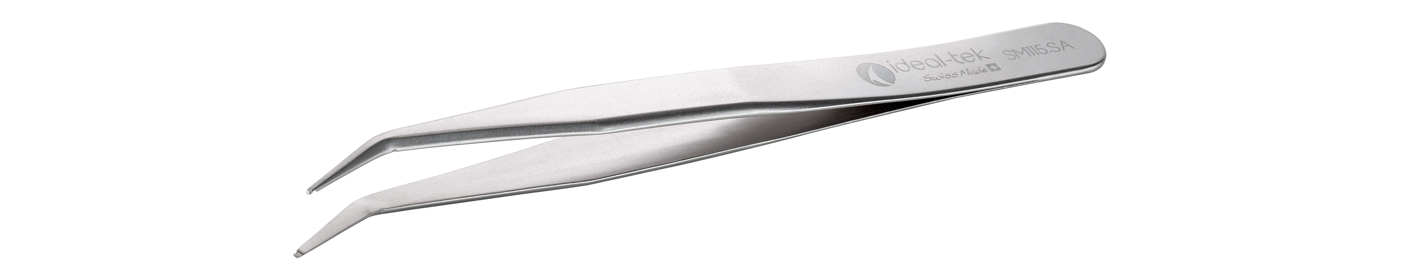 ideal-tek 120mm Stainless Steel Grooved Tweezer
