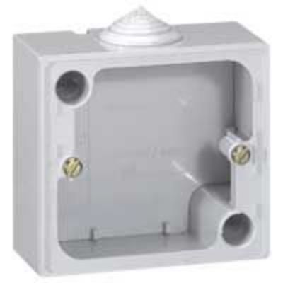 Legrand Black Black Thermoplastic Back Box, IP55, Surface Mount 86 mm 79mm 40 mm