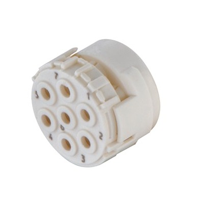 HARTING Male Circular Connector Insert size M23 7 Way for use with M23 Circular Connector