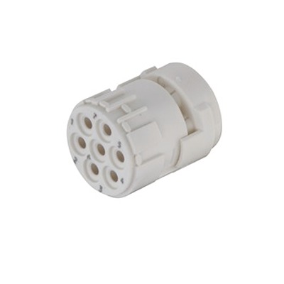 HARTING Female Circular Connector Insert size M23 7 Way for use with M23 Circular Connector