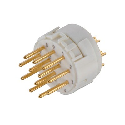 HARTING Male Circular Connector Insert size M23 12 Way for use with M23 Circular Connector