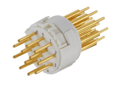 HARTING Male Circular Connector Insert size M23 12 Way for use with M23 Circular Connector