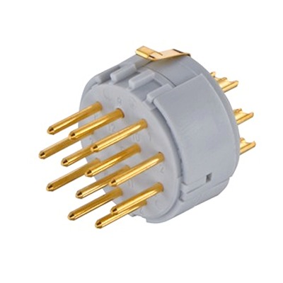 HARTING Male Circular Connector Insert size M23 12 Way for use with M23 Circular Connector