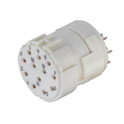 HARTING Female Circular Connector Insert size M23 12 Way for use with M23 Circular Connector