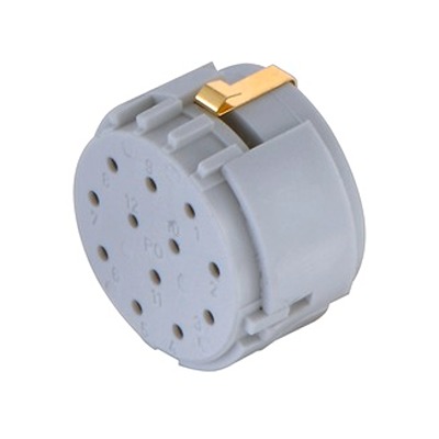 HARTING Male Circular Connector Insert size M23 12 Way for use with M23 Circular Connector
