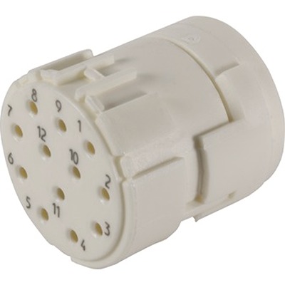 HARTING Female Circular Connector Insert size M23 12 Way for use with M23 Circular Connector