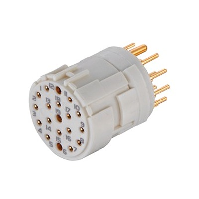 HARTING Female Circular Connector Insert size M23 19 Way for use with M23 Circular Connector