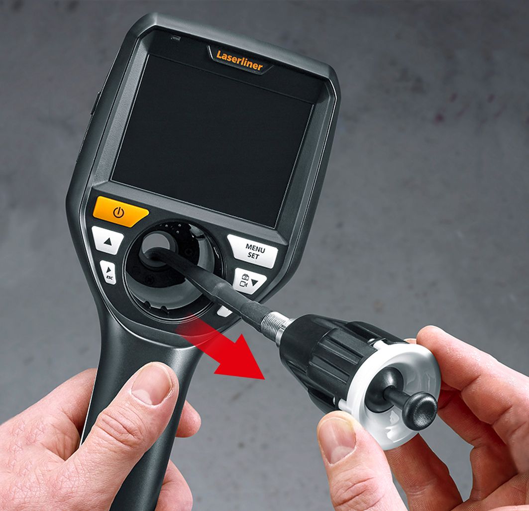 092270a Laserliner 092.270A 6 mm probe Inspection Camera, 1 m Probe Length, 960 x 720 pixel Resolution, LED Illumination