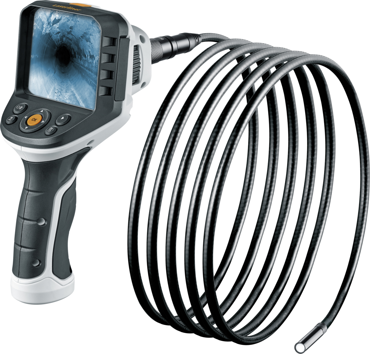 Laserliner 092.940A 9 mm probe Inspection Camera Kit, 10 m Probe Length, 640 x 480 pixel Resolution, LED Illumination