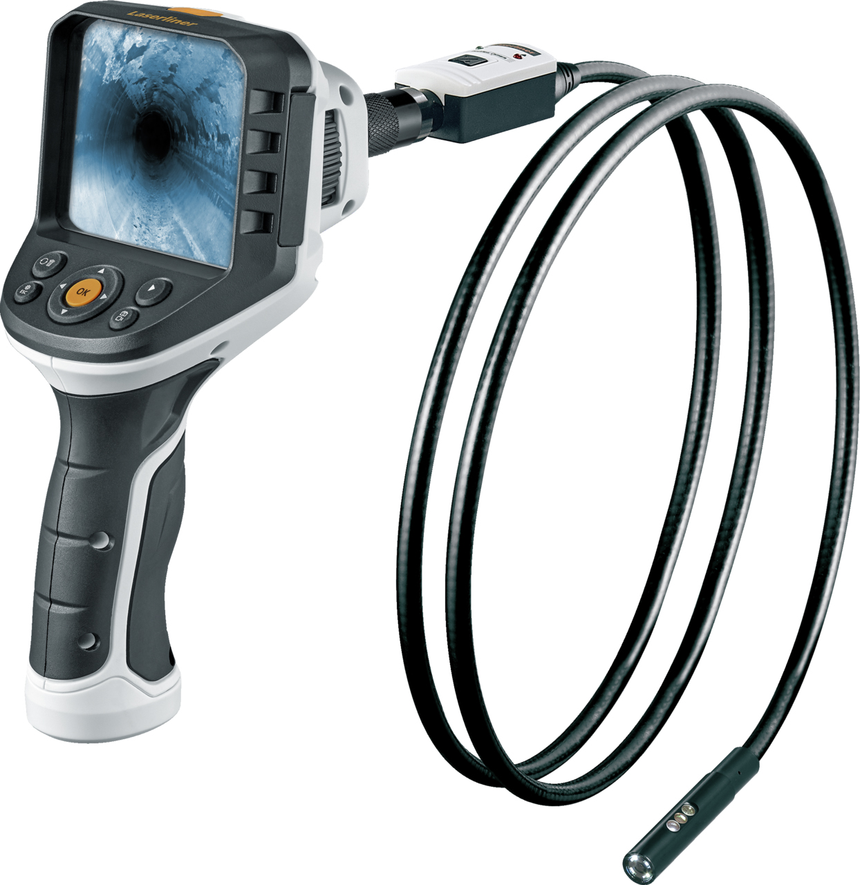 Laserliner 092.944A 9 mm probe Inspection Camera Kit, 1 m Probe Length, 640 x 480 pixel Resolution, LED Illumination