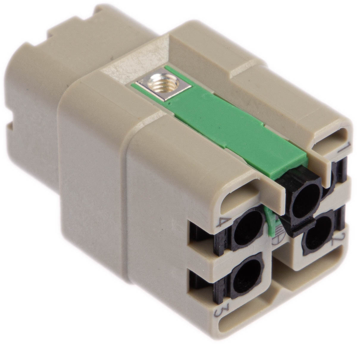 09200042734 HARTING Heavy Duty Power Connector Insert, 10A, Han A Series Female, 4 Contacts