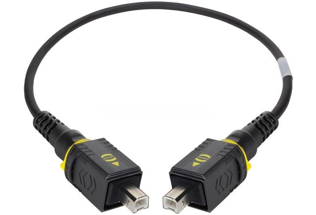 HARTING USB Cable, Male USB 2.0 to Male, USB 2.0 USB 2.0, Black, 1.5 m