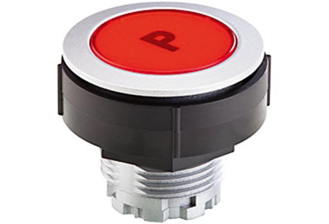HARTING Har-Button Series Red Push Push Button Switch, 30.5 mm Cutout, IP69