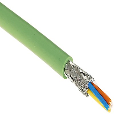 HARTING, 20 m Cat5 Cat5 Cable, Green Unterminated to Unterminated Polyurethane Sheath, Copper