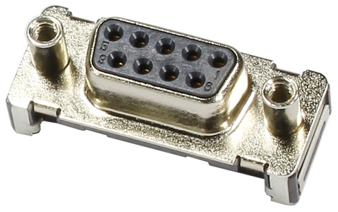 HARTING D Sub 25 Way Straight PCB Connector, with Flange Female