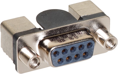 HARTING D Sub 25 Way Angled PCB Connector, with Flange Female