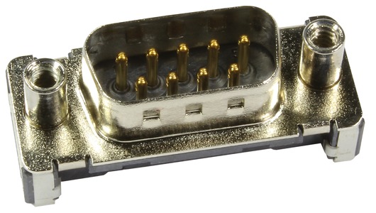 HARTING D Sub 25 Way Straight PCB Connector, with Flange Male