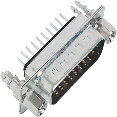 HARTING D Sub 26 Way Straight PCB Connector, with Flange Male