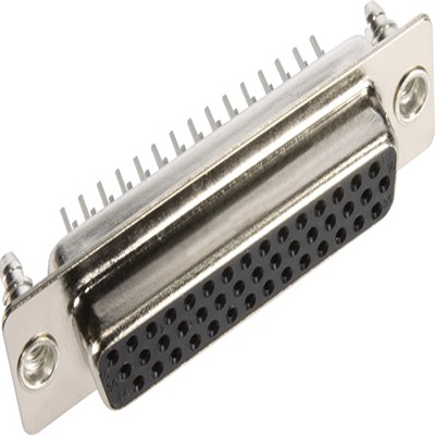 HARTING D Sub 44 Way Straight PCB Connector, with Flange Female