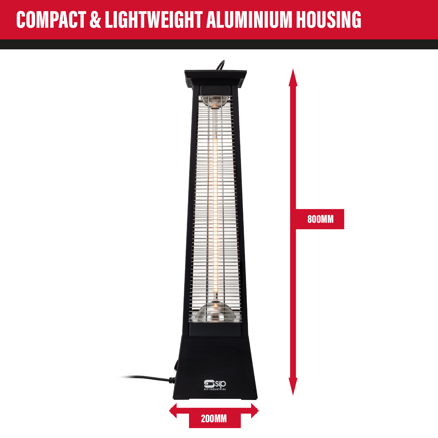 09588 SIP 2 kW Infrared Heater, Floor, UK