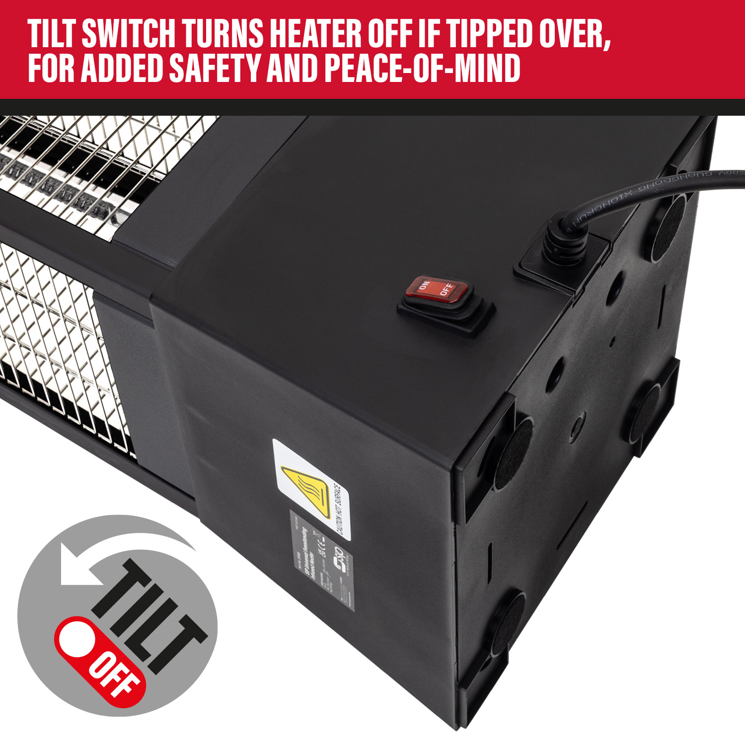 09588 SIP 2 kW Infrared Heater, Floor, UK