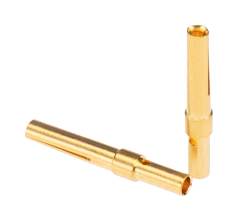 HARTING, D-Sub Standard Series, size 1.8 mm Female Crimp Circular Connector Contact, Gold over Nickel Signal 18 AWG