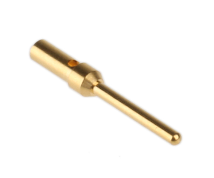 HARTING, D-Sub Standard Series, size 1.04 mm Male Crimp Circular Connector Contact, Gold over Nickel Signal 18 AWG