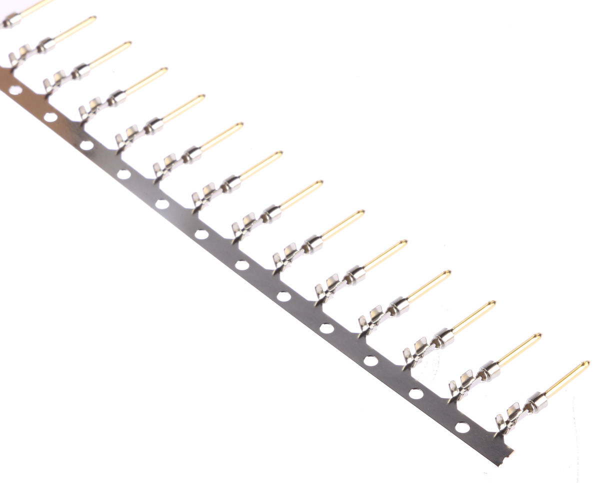 HARTING, D-Sub Standard Series, Male Crimp D-Sub Connector Contact, Gold over Nickel Pin 24 AWG