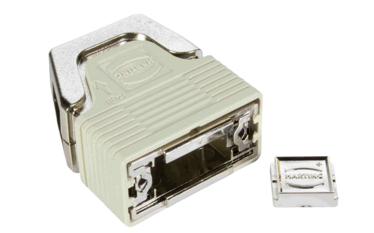 HARTING D-Sub Series Thermoplastic Straight Housing