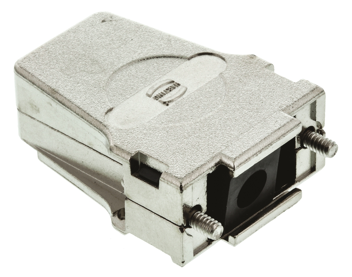 HARTING D-Sub Series Metal Straight D-Sub Backshell, 9 Way Strain Relief