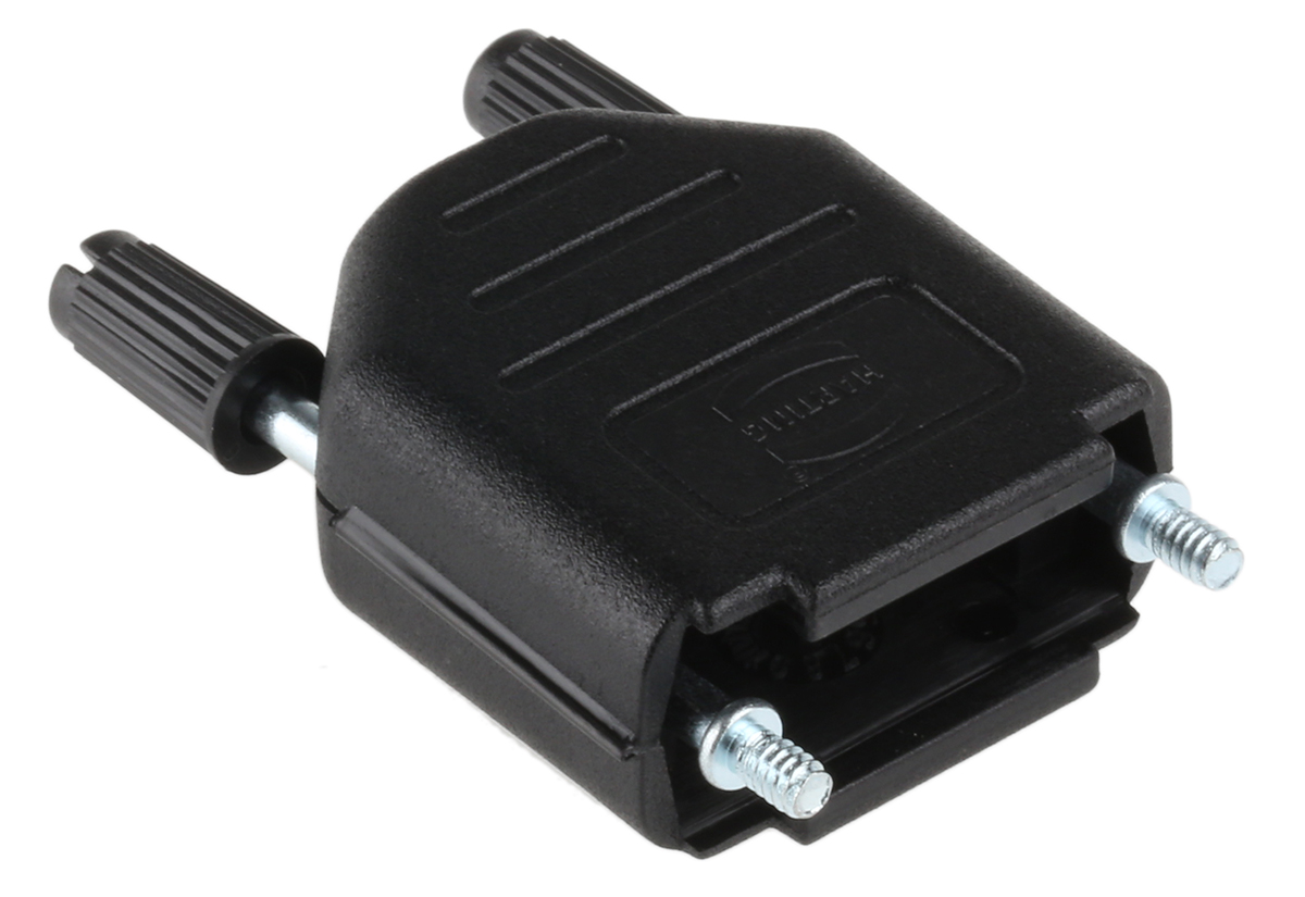 HARTING D-Sub Series Thermoplastic Straight D-Sub Backshell, 9 Way Strain Relief