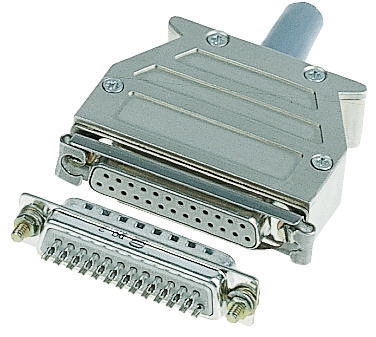HARTING D-Sub Series Thermoplastic Right Angle D-Sub Backshell, 9 Way Strain Relief