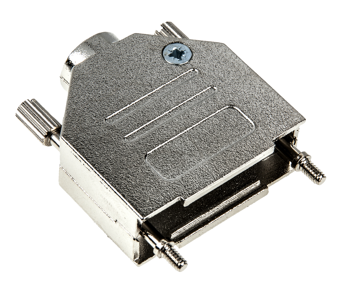 HARTING D-Sub Series Metal Straight D-Sub Backshell, 15 Way Strain Relief