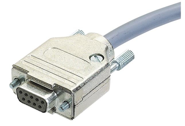 09670150343 HARTING D-Sub Series Metal Straight D-Sub Backshell, 15 Way Strain Relief