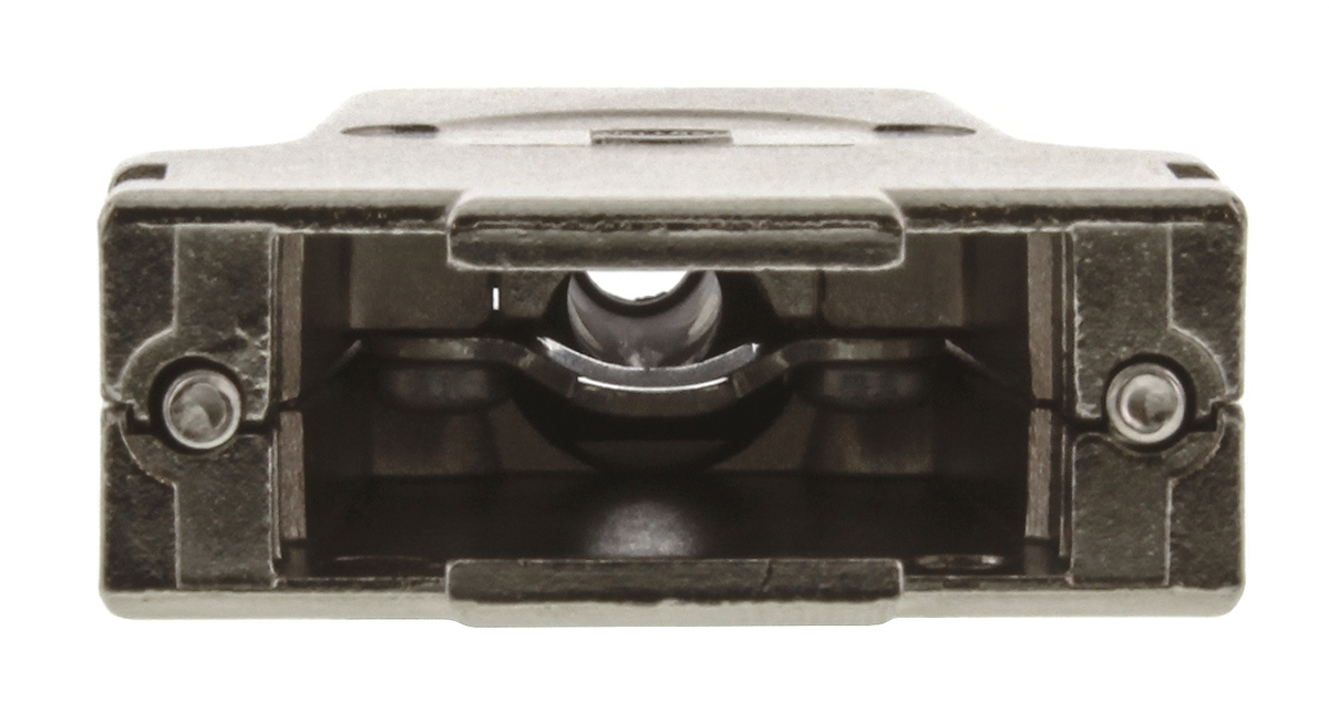 09670150344 HARTING D-Sub Series Metal Straight D-Sub Backshell, 15 Way Strain Relief