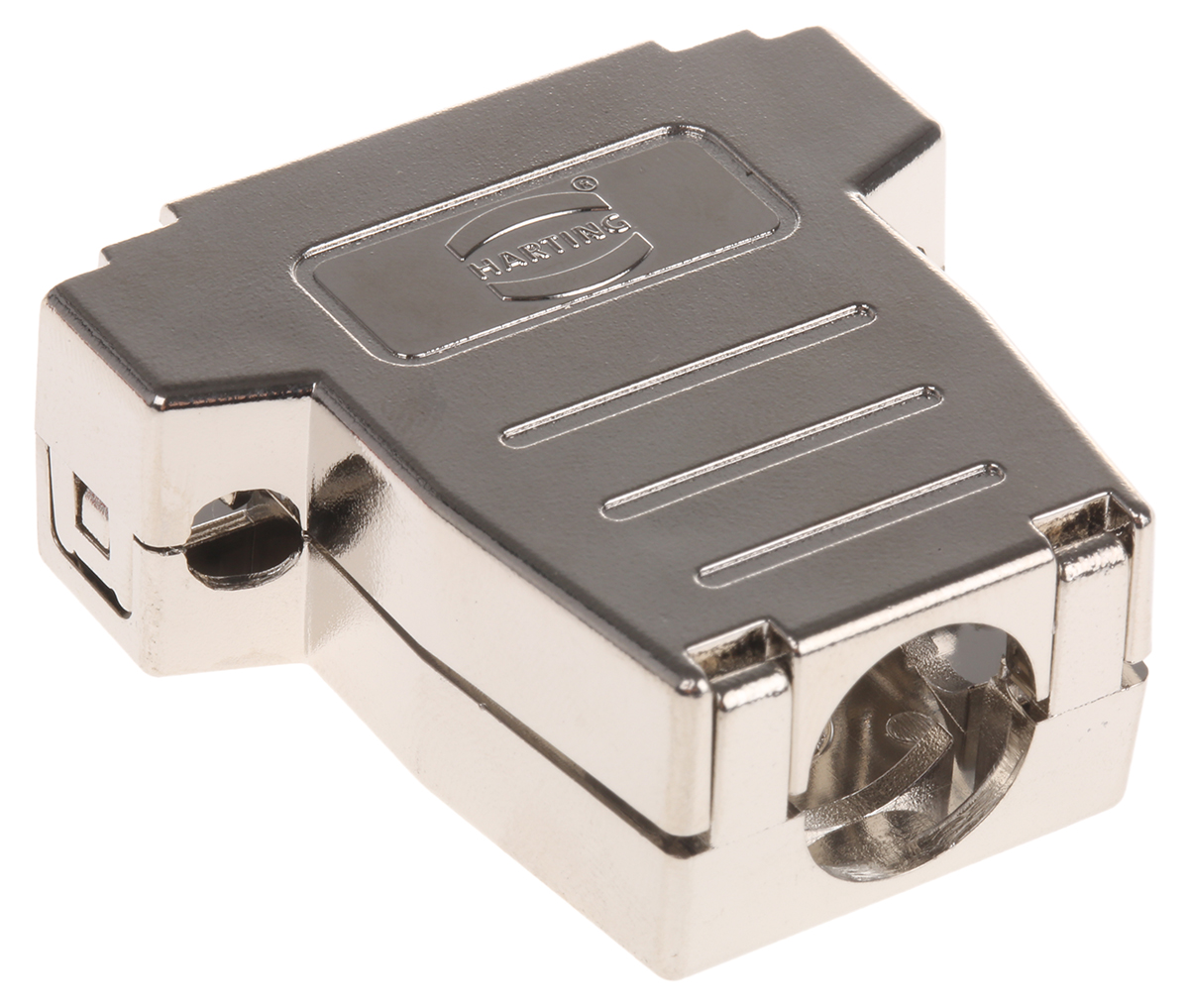 HARTING D-Sub Series Thermoplastic Right Angle D-Sub Backshell, 15 Way Strain Relief