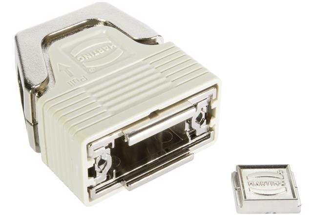 HARTING D-Sub Series Thermoplastic Straight Housing