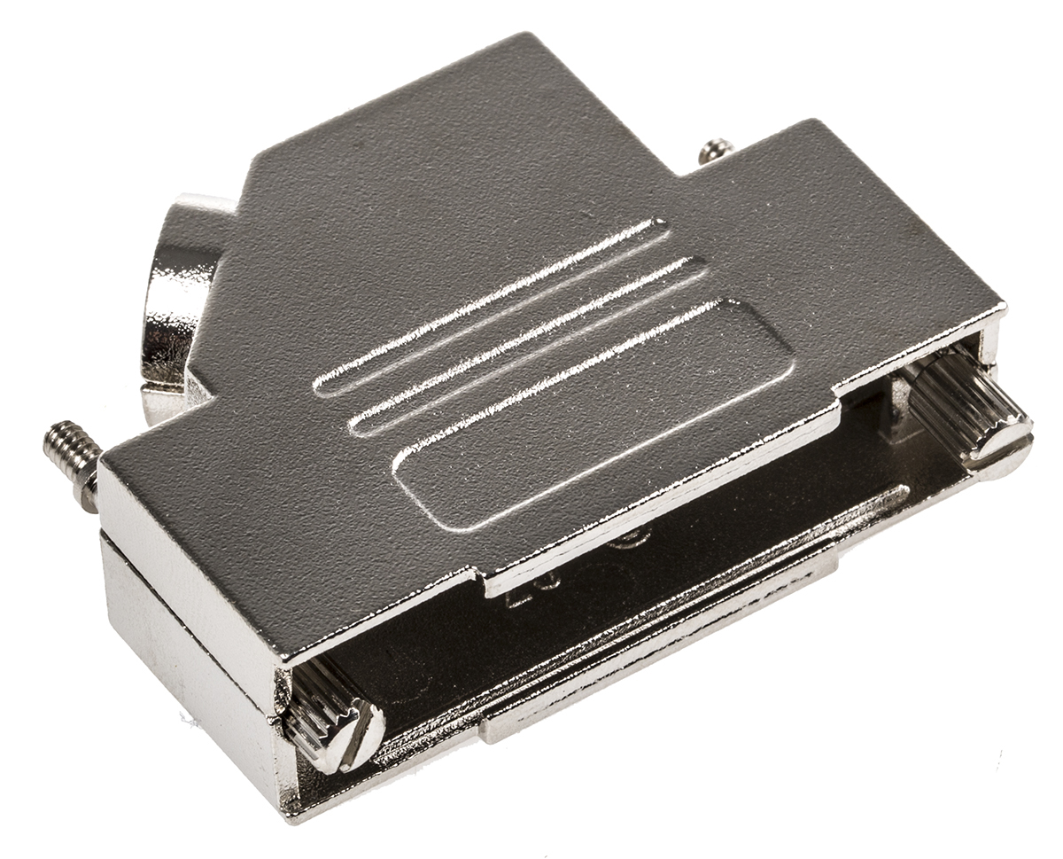 09670250333 HARTING D-Sub Series Metal Right Angle D-Sub Backshell, 25 Way Strain Relief