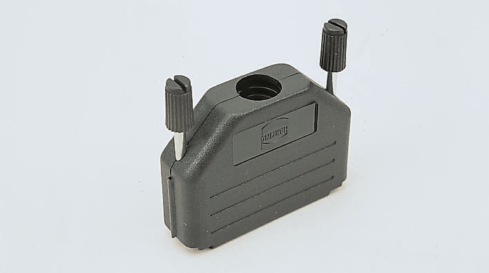 HARTING D-Sub Series Thermoplastic Straight D-Sub Backshell, 37 Way Strain Relief