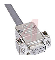 HARTING D-Sub Series Thermoplastic Straight D-Sub Backshell, 37 Way Strain Relief