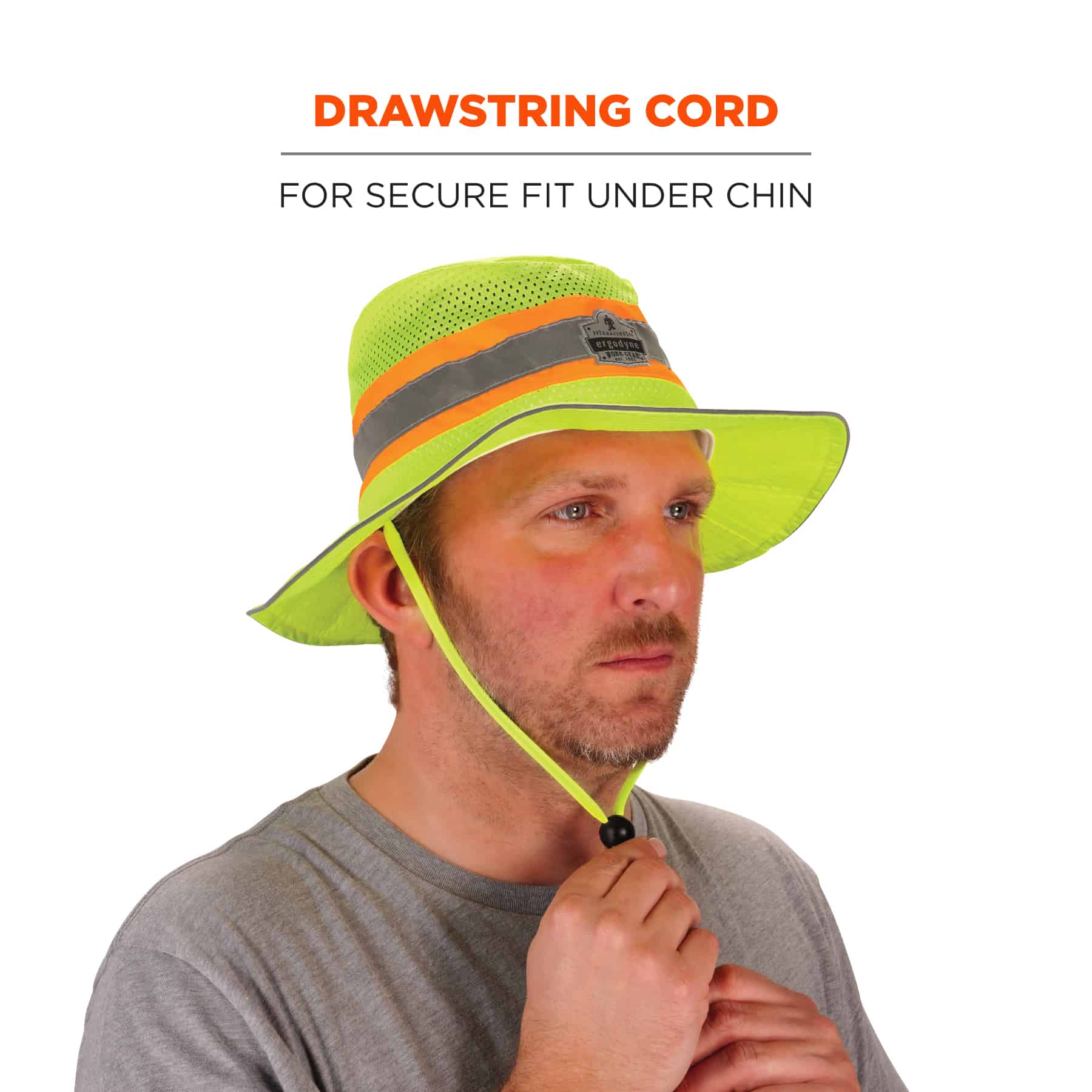 23260 Ergodyne Yellow Polyester Cap