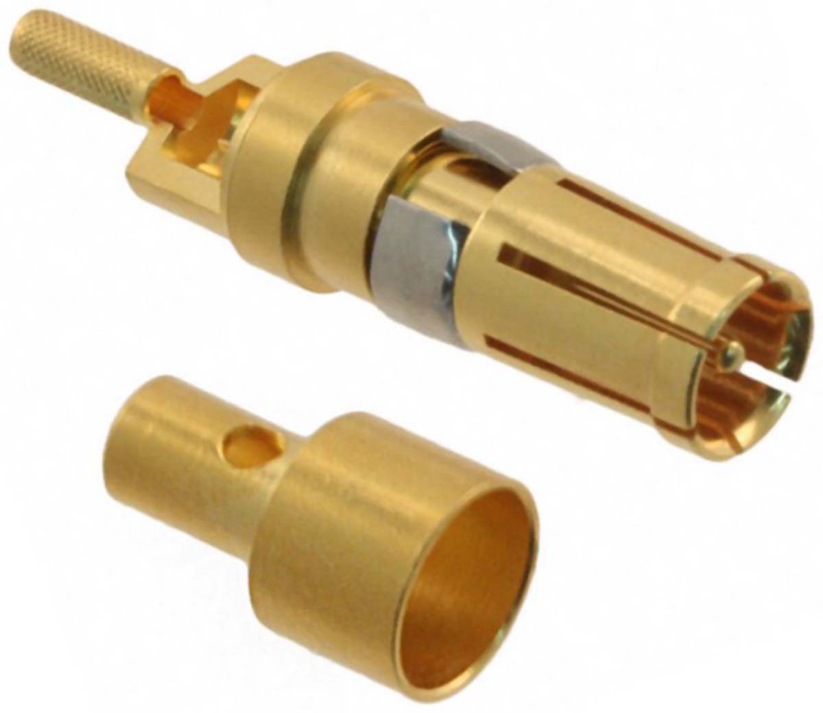 HARTING, 0969 Series, Female Crimp D-Sub Connector Coaxial Contact, Gold 20 AWG
